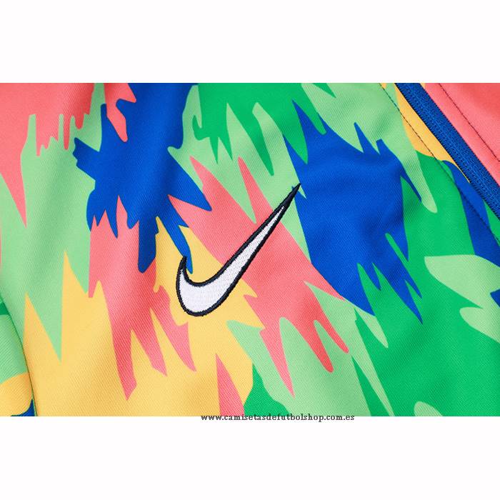 Chandal de Chaqueta del Brasil Nino 25-26 Multicolor